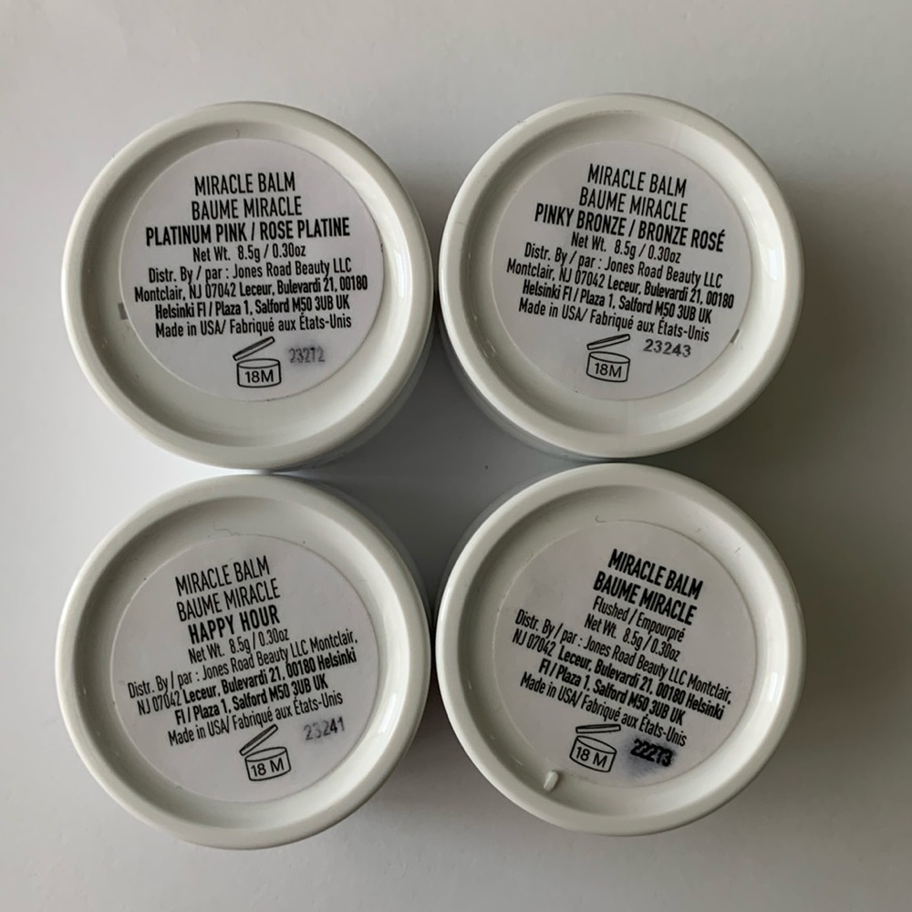 Used | Jones Road Beauty Mini Miracle Balm Bundle